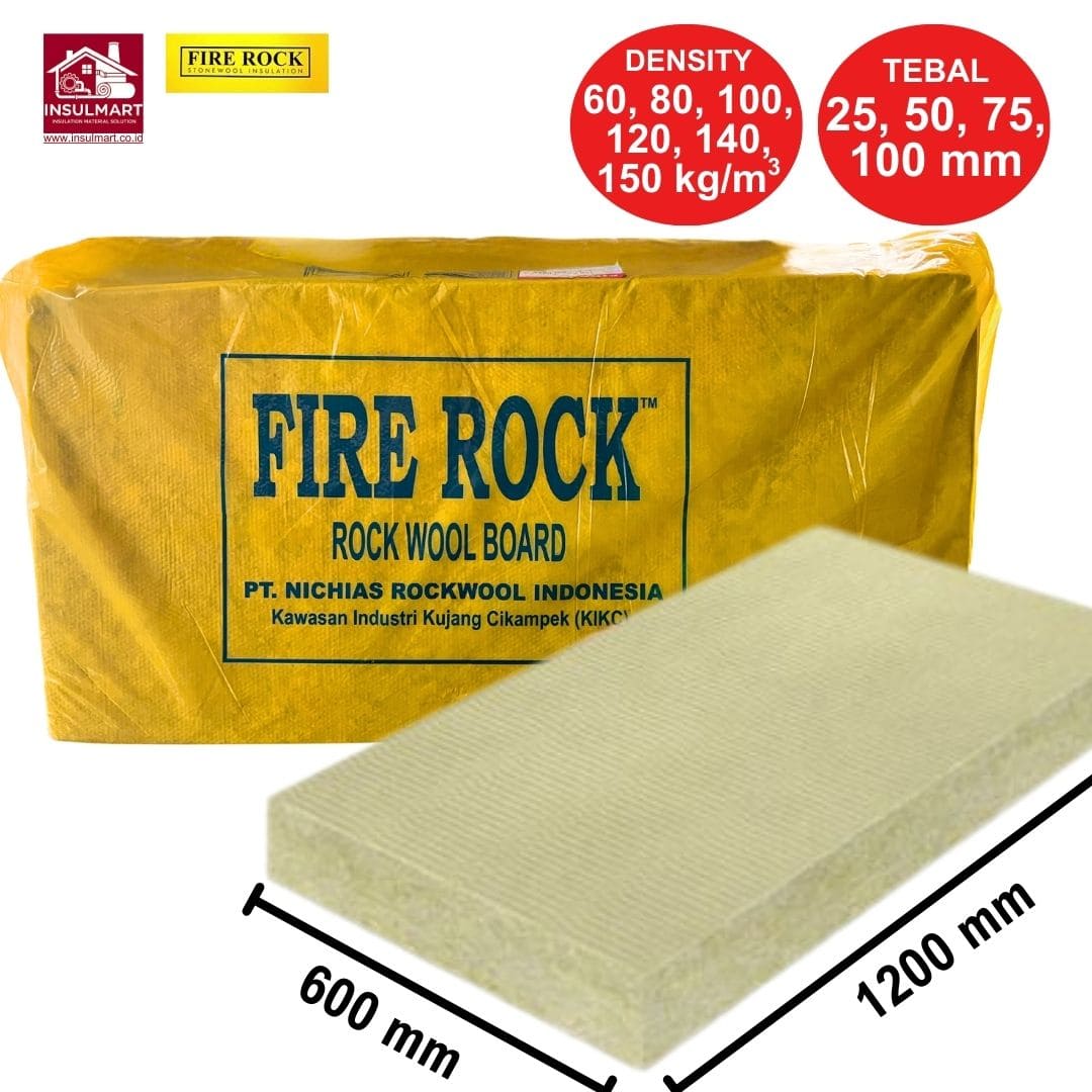 Gambar 1 Rockwool Board Merk Firerock