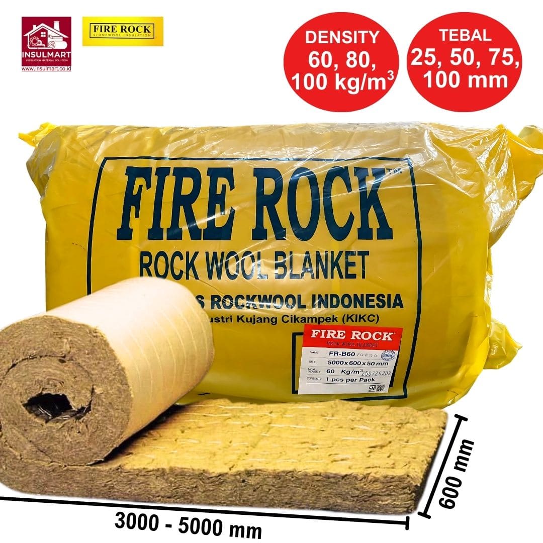 Gambar 1 Rockwool Blanket Merk Firerock