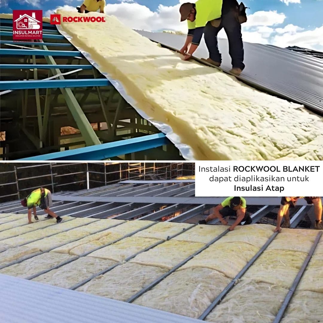 Gambar 3 Rockwool Blanket Merk Rockwool
