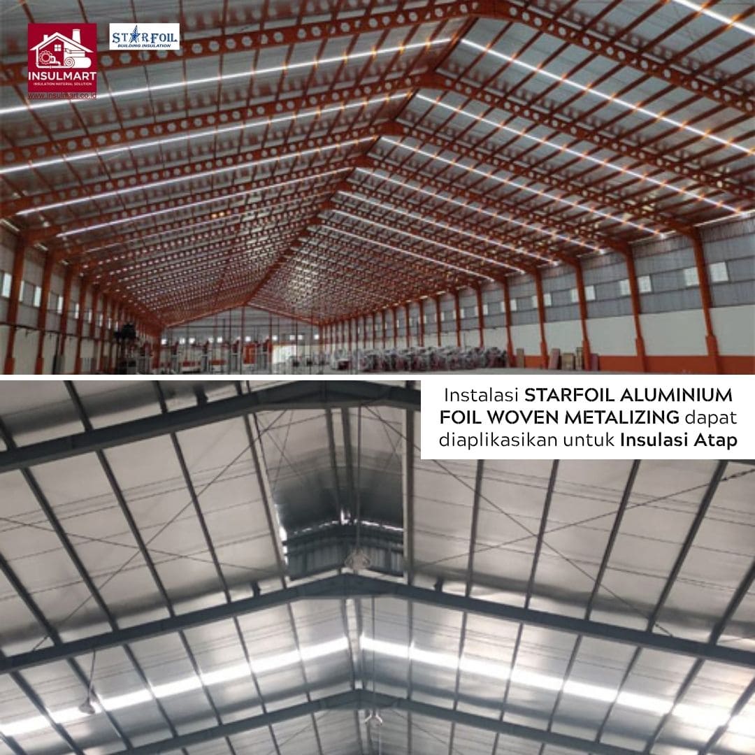 Aluminium Foil Woven Metalizing Merk Starfoil 2