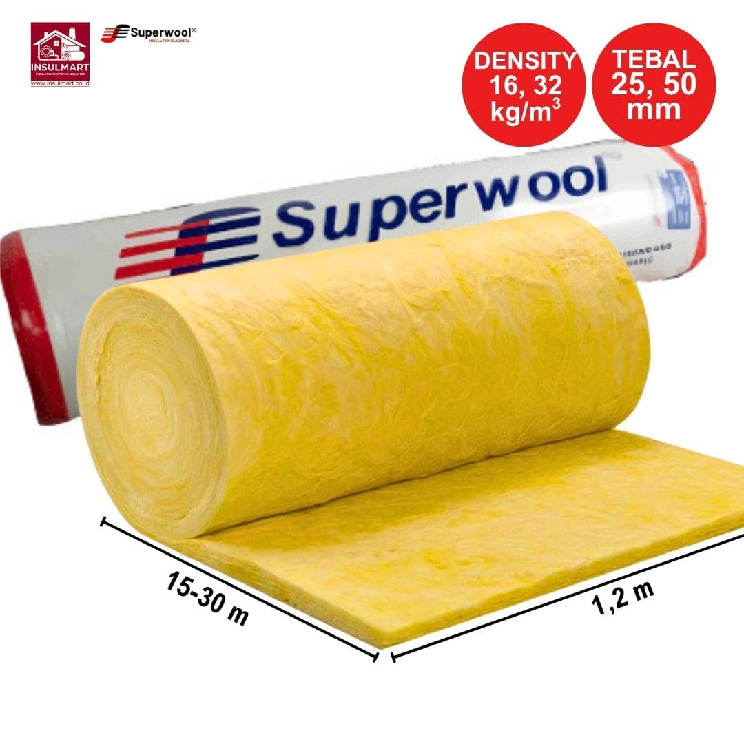 Glasswool Blanket Merk Superwool 1